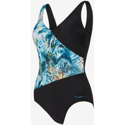 Maillot de bain Zoggs Maharaja noir bleu blanc femme - 38 - Publicité Maillot de bain Zoggs Maharaja noir bleu blanc femme - 38 - Publicité