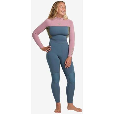 Combinaison intégrale Roxy Prologue+ Back Zip 4/3 mm bleu rose femme - M - Publicité Combinaison intégrale Roxy Prologue+ Back Zip 4/3 mm bleu rose femme - M - Publicité