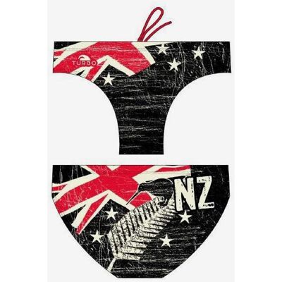 Maillot de bain de natation Turbo New Zealand Vintage - XL - Publicité Maillot de bain de natation Turbo New Zealand Vintage - XL - Publicité