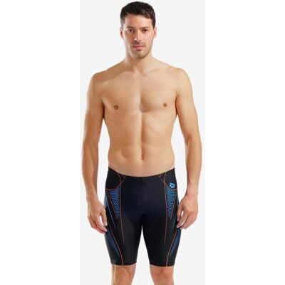 Maillot de bain Arena Feel Neo Stream Jammer noir bleu orange - 100 - Publicité Maillot de bain Arena Feel Neo Stream Jammer noir bleu orange - 100 - Publicité