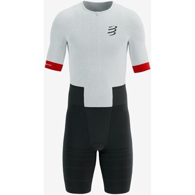 Trifonction Compressport Stream manches courtes blanc noir - XL - Publicité Trifonction Compressport Stream manches courtes blanc noir - XL - Publicité