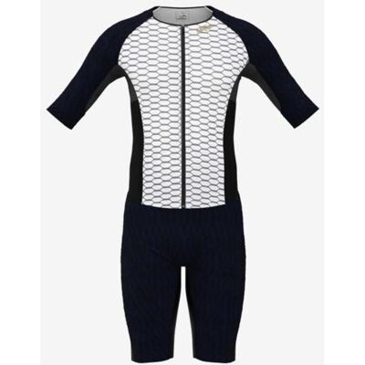 Trisuit Sailfish Aerosuit Pro 3 bleu marine blanc - S - Publicité Trisuit Sailfish Aerosuit Pro 3 bleu marine blanc - S - Publicité