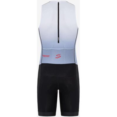 Combinaison de triathlon Spiuk Summum sans manches blanc bleu noir - S - Publicité Combinaison de triathlon Spiuk Summum sans manches blanc bleu noir - S - Publicité