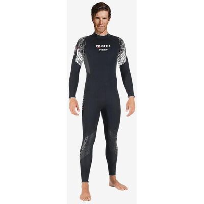 Combinaison néoprène humide Mares Reef 3 mm noir blanc - 2 - Publicité Combinaison néoprène humide Mares Reef 3 mm noir blanc - 2 - Publicité