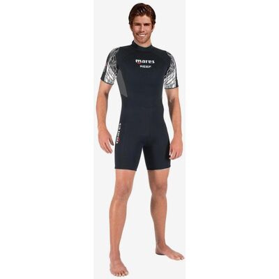 Shorty Mares Reef 2,5 mm noir blanc - 5 - Publicité Shorty Mares Reef 2,5 mm noir blanc - 5 - Publicité