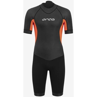 Combinaison néoprène Orca Vitalis Shorty Open Water manche courte noir orange - 6 - Publicité Combinaison néoprène Orca Vitalis Shorty Open Water manche courte noir orange - 6 - Publicité