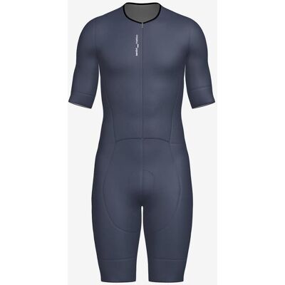 Combinaison de triathlon Santini Leaf gris foncé - Coupe Slim - M - Publicité Combinaison de triathlon Santini Leaf gris foncé - Coupe Slim - M - Publicité