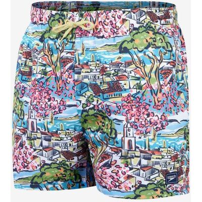 Maillot de bain Speedo Digital Printed Leisure 14 Inch bleu vert rose - L - Publicité Maillot de bain Speedo Digital Printed Leisure 14 Inch bleu vert rose - L - Publicité