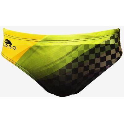 Maillot de bain de waterpolo Turbo Dynamic noir jaune - M - Publicité Maillot de bain de waterpolo Turbo Dynamic noir jaune - M - Publicité