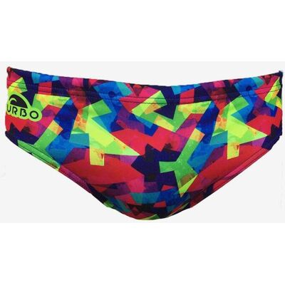 Maillot de bain de waterpolo Turbo New Splash multicolore - S - Publicité Maillot de bain de waterpolo Turbo New Splash multicolore - S - Publicité