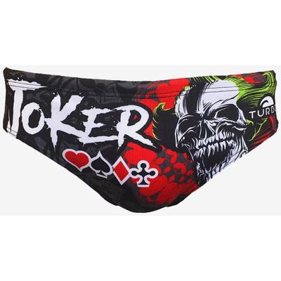 Maillot de bain Turbo Swimsuit Joker The Skull noir blanc rouge - L - Publicité Maillot de bain Turbo Swimsuit Joker The Skull noir blanc rouge - L - Publicité