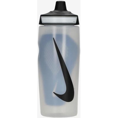 Bidon Nike Refuel Grip 18 oz blanc noir - Publicité Bidon Nike Refuel Grip 18 oz blanc noir - Publicité
