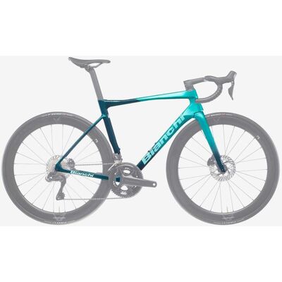Cadre Bianchi Specialissima Pro Disc carbone bleu ciel - 53 - Publicité Cadre Bianchi Specialissima Pro Disc carbone bleu ciel - 53 - Publicité