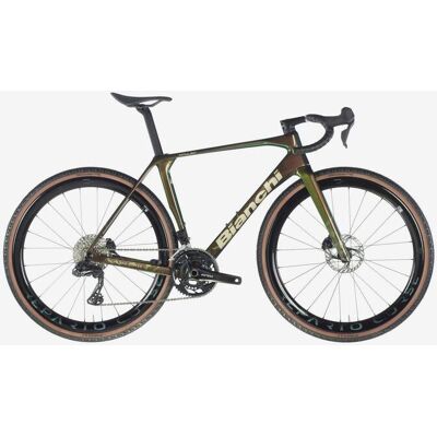 Vélo Gravel Bianchi Impulso RC - Shimano GRX 825 Di2 capteur de puissance raudibotn camo sable - XS - Publicité Vélo Gravel Bianchi Impulso RC - Shimano GRX 825 Di2 capteur de puissance raudibotn camo sable - XS - Publicité