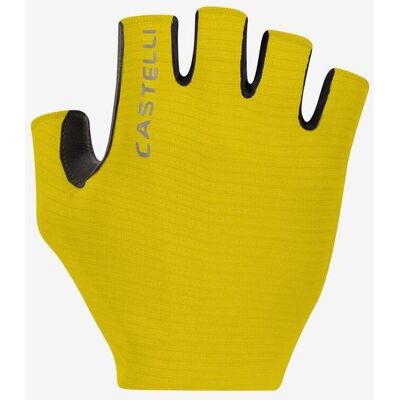 Gants Castelli Espresso jaune mangue - M - Publicité Gants Castelli Espresso jaune mangue - M - Publicité