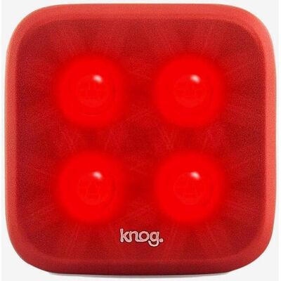 Feu arrière Knog Blinder 4 Leds rouge - Publicité Feu arrière Knog Blinder 4 Leds rouge - Publicité
