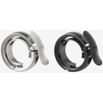 Sonnette KNOG Oi Prima Grande gris anthracite - Publicité Sonnette KNOG Oi Prima Grande gris anthracite - Publicité