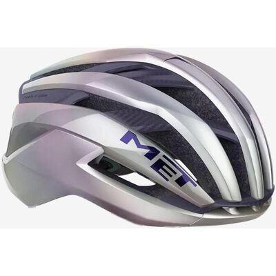Casque MET Trenta 3K Carbon Tadej Pogacar 2026 gris bleuâtre - M - Publicité Casque MET Trenta 3K Carbon Tadej Pogacar 2026 gris bleuâtre - M - Publicité