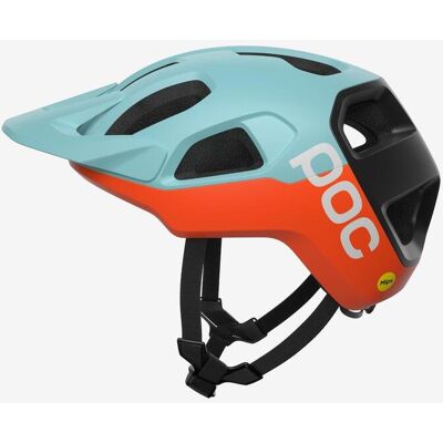 Casque POC Cularis MIPS bleu ciel orange - XL-XXL - Publicité Casque POC Cularis MIPS bleu ciel orange - XL-XXL - Publicité