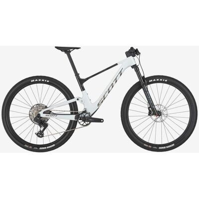 VTT Scott Spark RC Team - SRAM S1000 AXS blanc carbone noir - M - Publicité VTT Scott Spark RC Team - SRAM S1000 AXS blanc carbone noir - M - Publicité