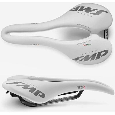 Selle Selle SMP VT 20 C Carbon blanc - Publicité Selle Selle SMP VT 20 C Carbon blanc - Publicité