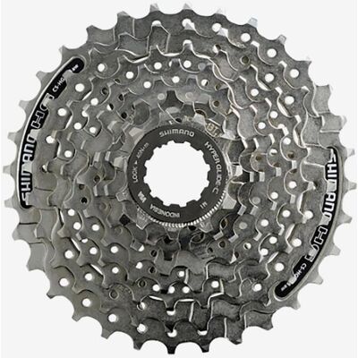 Cassette Shimano Acera CS-HG41 8 vitesses - Argent - Taille: 11-34T - Publicité Cassette Shimano Acera CS-HG41 8 vitesses - Argent - Taille: 11-34T - Publicité