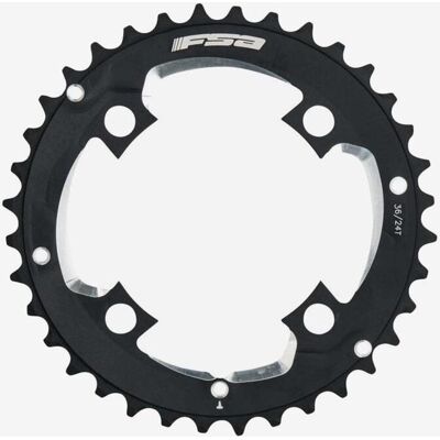 Plateau FSA Modulaire VTT 96 mm 24D M11 noir - Publicité Plateau FSA Modulaire VTT 96 mm 24D M11 noir - Publicité