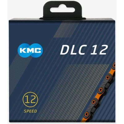 Chaîne DLC12 12 vitesses - Noir/Orange - Chaîne de vélo - 126 Liens - Publicité Chaîne DLC12 12 vitesses - Noir/Orange - Chaîne de vélo - 126 Liens - Publicité