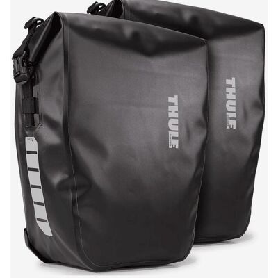 Sacoche Thule Shield 25L noir (paire) - Publicité Sacoche Thule Shield 25L noir (paire) - Publicité