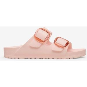 Sandales Birkenstock Arizona Big Buckle étroites rose clair femme - 38 - Publicité Sandales Birkenstock Arizona Big Buckle étroites rose clair femme - 38 - Publicité