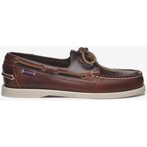 Chaussures Sebago Portland Waxed marron blanc - 43.5 - Publicité Chaussures Sebago Portland Waxed marron blanc - 43.5 - Publicité