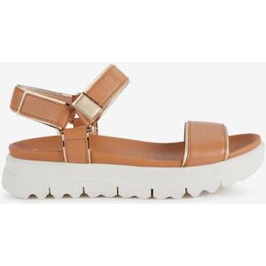 Sandales Geox Xand 2.1S marron clair blanc femme - 37 - Publicité Sandales Geox Xand 2.1S marron clair blanc femme - 37 - Publicité