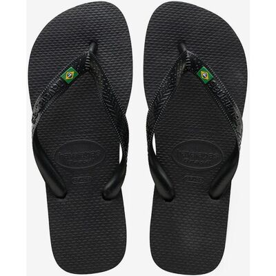Tongs Havaianas Brasil noir - 37-38 - Publicité Tongs Havaianas Brasil noir - 37-38 - Publicité