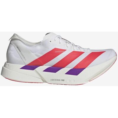 Chaussures adidas Adizero Adios Pro 4 blanc rouge lilas - 42 - Publicité Chaussures adidas Adizero Adios Pro 4 blanc rouge lilas - 42 - Publicité