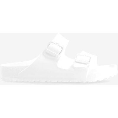 Sandales Birkenstock Arizona EVA largeur étroite blanc pur femme - 39 - Publicité Sandales Birkenstock Arizona EVA largeur étroite blanc pur femme - 39 - Publicité
