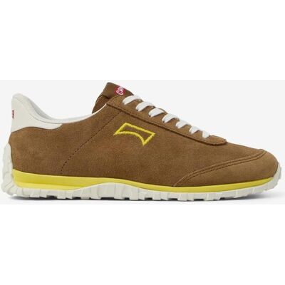 Baskets Camper Drift Walk Leather marron blanc jaune femme - 37 - Publicité Baskets Camper Drift Walk Leather marron blanc jaune femme - 37 - Publicité