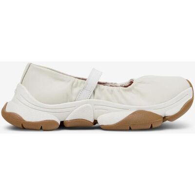 Chaussures Camper Ballerina Karst 2 blanc marron femme - 40 - Publicité Chaussures Camper Ballerina Karst 2 blanc marron femme - 40 - Publicité