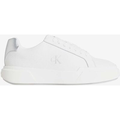 Baskets Calvin Klein Chunky Cupsole Lace Up blanc pur femme - 40 - Publicité Baskets Calvin Klein Chunky Cupsole Lace Up blanc pur femme - 40 - Publicité