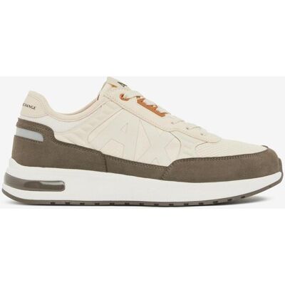 Baskets Armani Exchange Style Logo blanc beige orange - 39 - Publicité Baskets Armani Exchange Style Logo blanc beige orange - 39 - Publicité