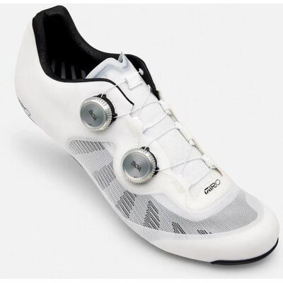 Chaussures Giro Imperial II blanc gris - 42 - Publicité Chaussures Giro Imperial II blanc gris - 42 - Publicité
