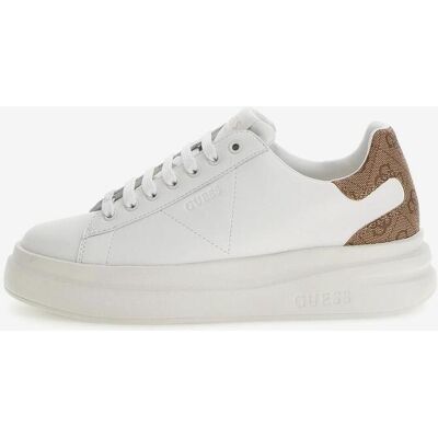 Baskets Guess Elbina blanc marron femme - 39 - Publicité Baskets Guess Elbina blanc marron femme - 39 - Publicité