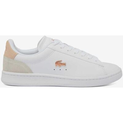 Chaussures Lacoste Carnaby Set blanc rose clair femme - 40 - Publicité Chaussures Lacoste Carnaby Set blanc rose clair femme - 40 - Publicité