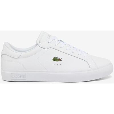 Lacoste Powercourt - Homme - Blanc - 42½ EU - Publicité Lacoste Powercourt - Homme - Blanc - 42½ EU - Publicité