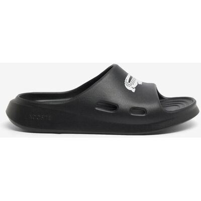 Claquettes Lacoste Molded Slide noir blanc - 40.5 - Publicité Claquettes Lacoste Molded Slide noir blanc - 40.5 - Publicité