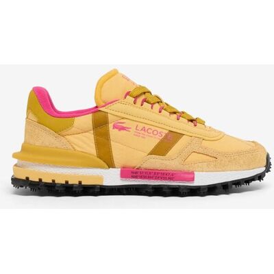 Chaussures Lacoste Elite Active Vibran moutarde rose femme - 36 - Publicité Chaussures Lacoste Elite Active Vibran moutarde rose femme - 36 - Publicité