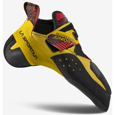 Chaussons d’escalade La Sportiva Solution Comp jaune rouge noir junior - 29 - Publicité Chaussons d’escalade La Sportiva Solution Comp jaune rouge noir junior - 29 - Publicité