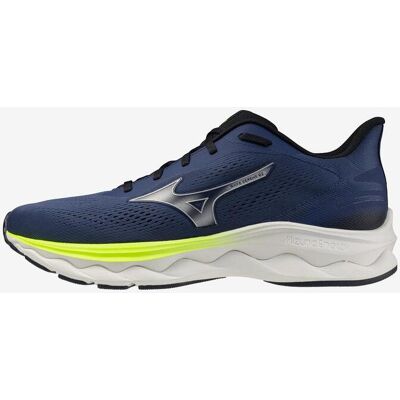 Chaussures Mizuno Wave Serene 2 bleu jaune blanc - 44 - Publicité Chaussures Mizuno Wave Serene 2 bleu jaune blanc - 44 - Publicité