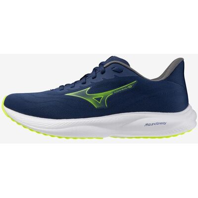 Chaussures Mizuno Revolt 4 bleu blanc jaune - 46 - Publicité Chaussures Mizuno Revolt 4 bleu blanc jaune - 46 - Publicité