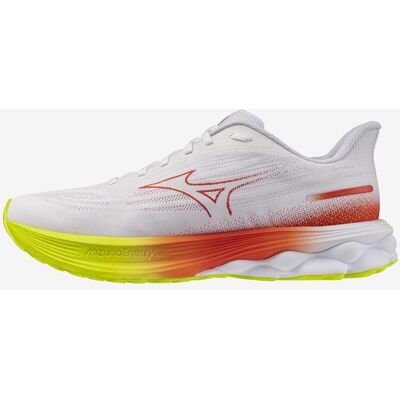 Chaussures Mizuno Wave Skyrise 7 blanc orange jaune - 46.5 - Publicité Chaussures Mizuno Wave Skyrise 7 blanc orange jaune - 46.5 - Publicité