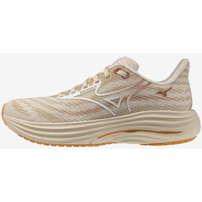 Baskets Mizuno Wave Rider 29 blanc orange femme - 37 - Publicité Baskets Mizuno Wave Rider 29 blanc orange femme - 37 - Publicité
